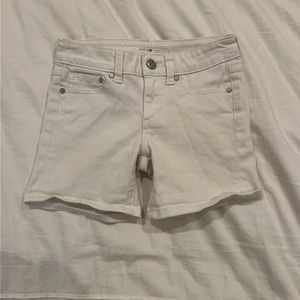 Joe’s Jeans white denim girls’ shorts, size 10